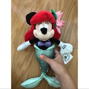 Plush Little Mermaid Minnie Mouse